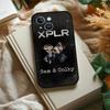 S-Sam And Colby XPLR Phone Case For IPhone 1716 15 14 13 Pro Max 11 12 Mini X Xs XR Black Silicone Cover