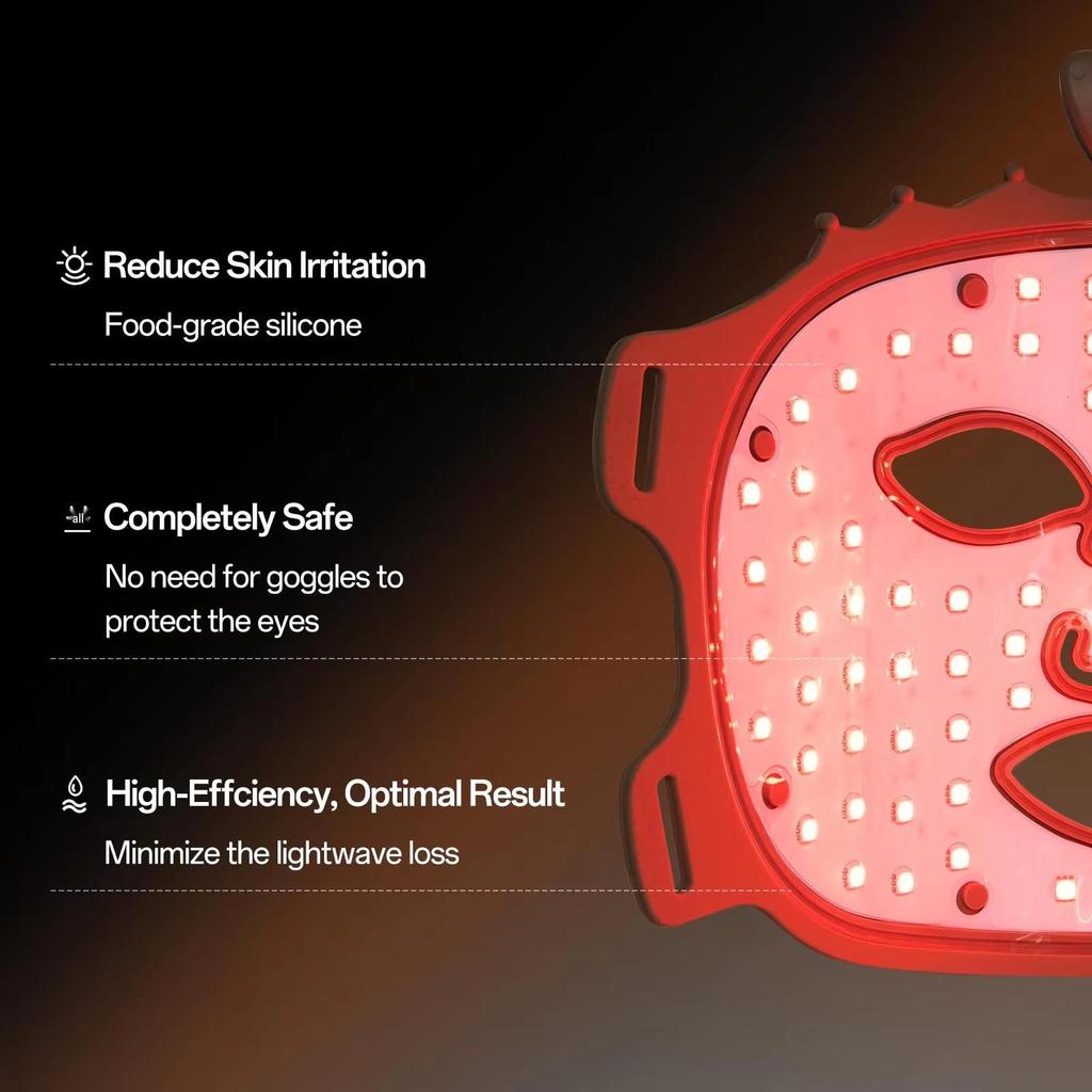 Infrared LED Silicone Mask for Photonic Skin Rejuvenation
