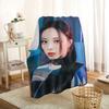 Modern ITZY KPOP Blanket On For The Sofa/Bed/Car Portable 3D Blanket For Kid Home Textile Fabric 0524