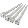 FDXGYH 50pcs E4 Length 47.5mm /1.8inch Horseshoe Nails Carbon Steel Horseshoe Tools for Fixed Lead or Glass(Silver)