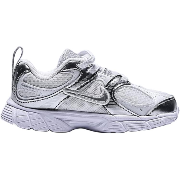 Nike V5 RNR TD White Metallic Silver Baby Sneakers Pure-Platinum HQ6413-103