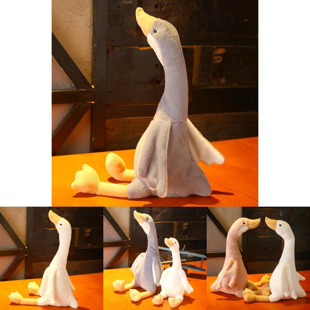 Cute White Pink Gray Swan Plush Toy Plush Doll Pillow For Kids Baby Gift And Comfort