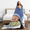 Soft BlanketChildren Airplane Travel Cute Bubu & Dudu Bedding Throws Flannel Bedspread For Outdoor Fashion Sofa Bed Cover