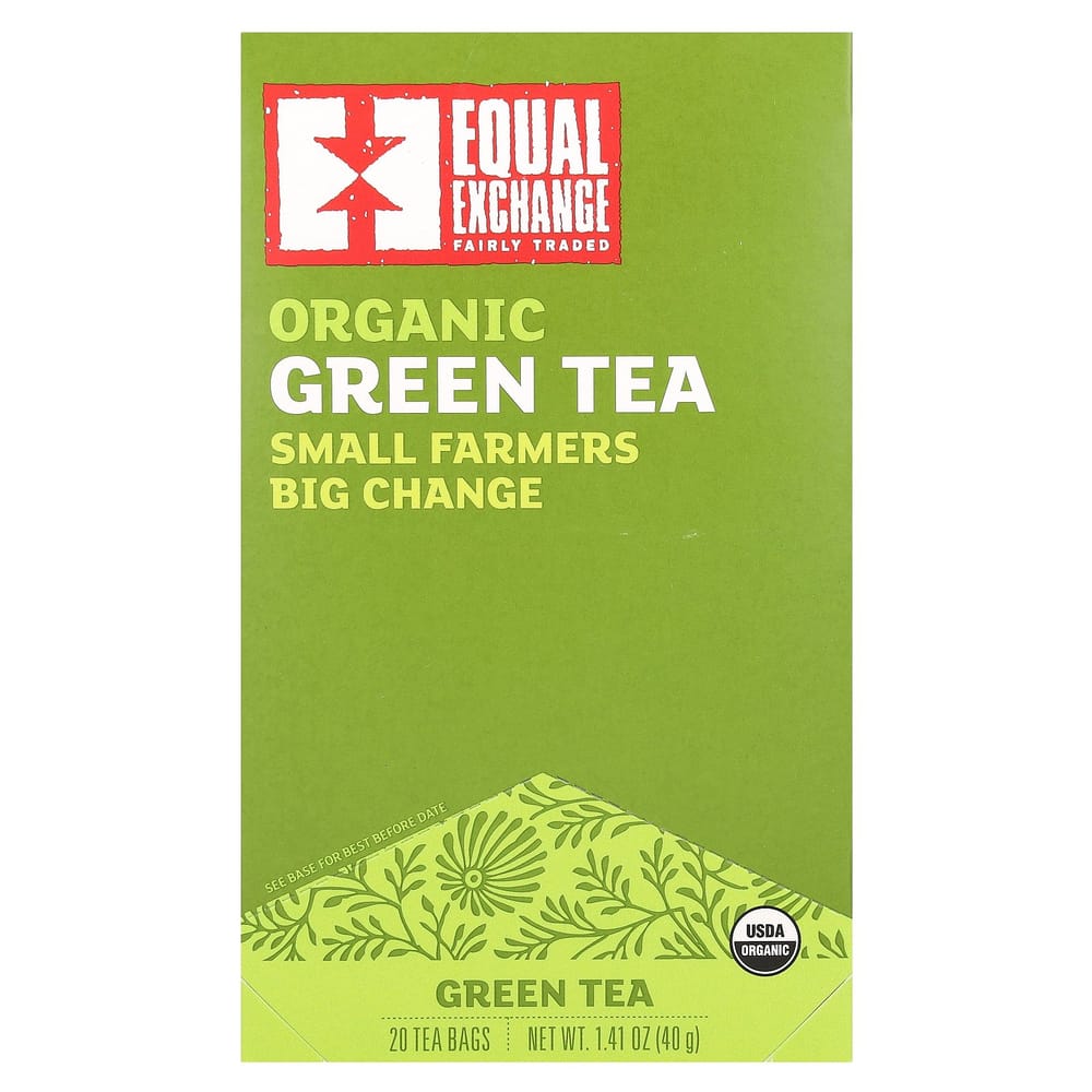 iHerb Equal Exchange Green Tea Bags, 20 Count, 40g (1.41oz)