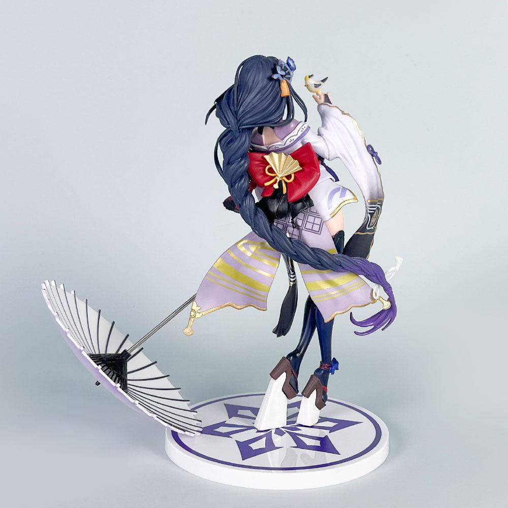 Genshin Impact Raiden Shogun Figurine: Desktop & Car Decoration Collectible