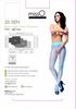Cutout Tights - MissO P101 Light Blue XXL