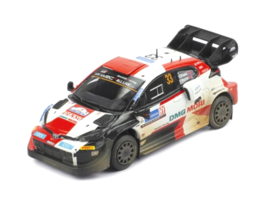 

Ixomodel B Toyota GR Yaris RALLY1 2022 Estonia #33 E.Evans/S.Martin 1/43 scale model RAM860