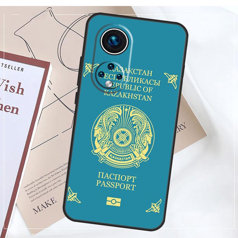 Kazakhstan Flag Case For Honor Magic 8 Pro 5 6 7 Lite X9a X9b X9c X9d X8c X8b 50 70 90 200 400 Win RT Cover