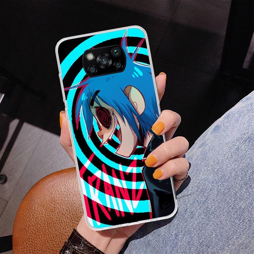 Gorillaz Anime Phone Case For Xiaomi Poco X7 X6 X5 Pro F7 Ultra Redmi 15C 15 13C 13 12C 12 10 10A 10C 9 9A 9C 9T Cover Poco X7 X