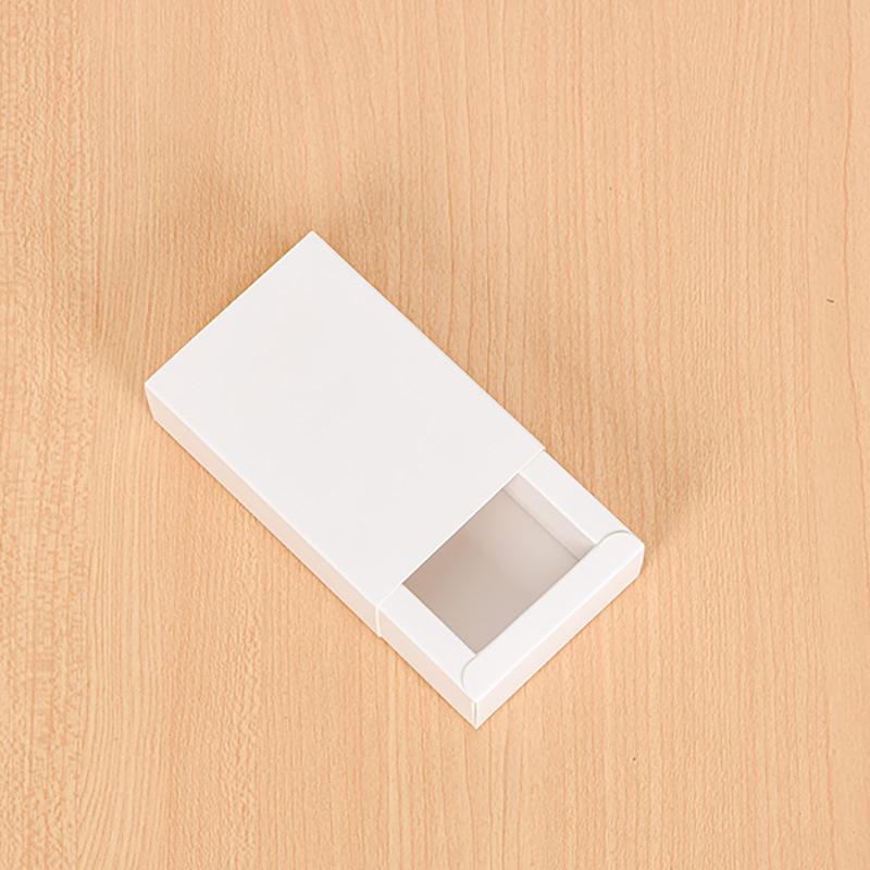 In-Stock Kraft Paper PVC Transparent Folding Drawer Box - Custom Small Batch Packaging