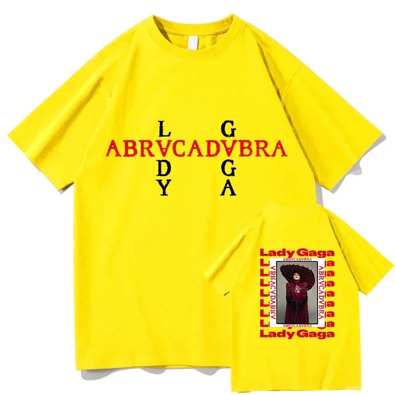 2025 Lady Gaga Abracadabra Tshirt Unisex Fashion Tshirt For Unisex And Women Vintage Clothing Summer Tops 2025 Short Sleeve Stree