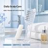 Unisex Essential Oil Applicator Massage Comb Built In Liquid Reservoir Rolling Metal Teeth For Hair Growth Beard Care