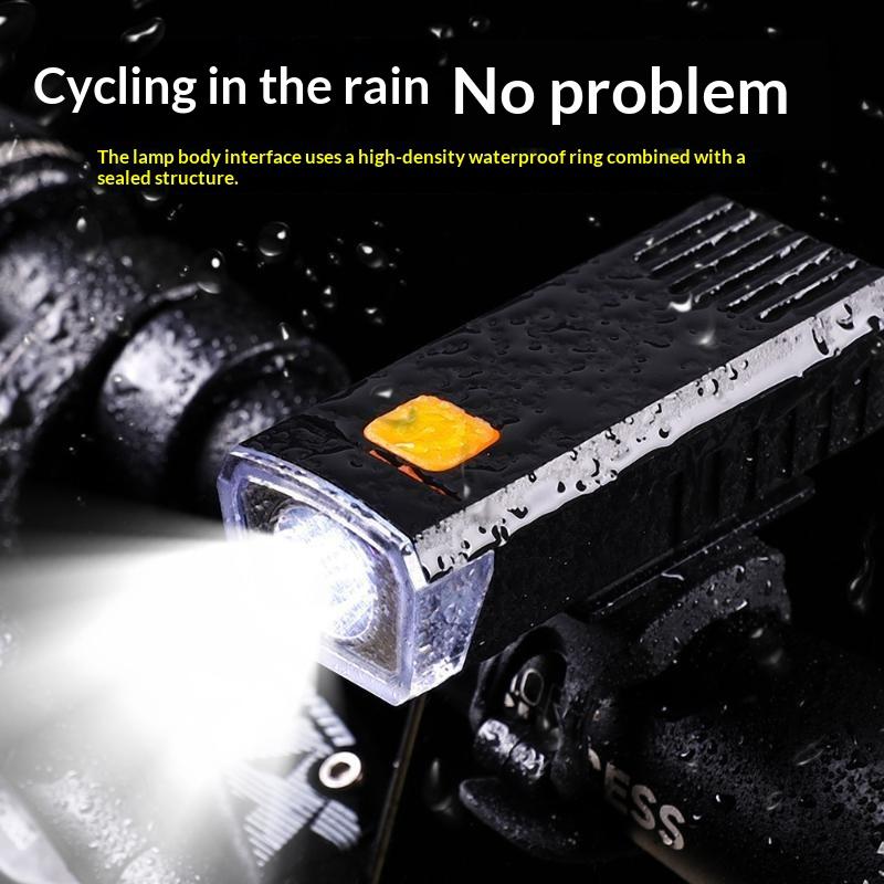 Super Bright Bike Front Light 4 Modes 1800Mah Long Battery Usb Fast Charge For Night Cycling Riding