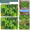 2/1Pcs Artificial Plants Grass Wall Panel Grass Wall Backdrop for Indoor Outdoor Home Garden Decoration Fake Plant Grass Wedding