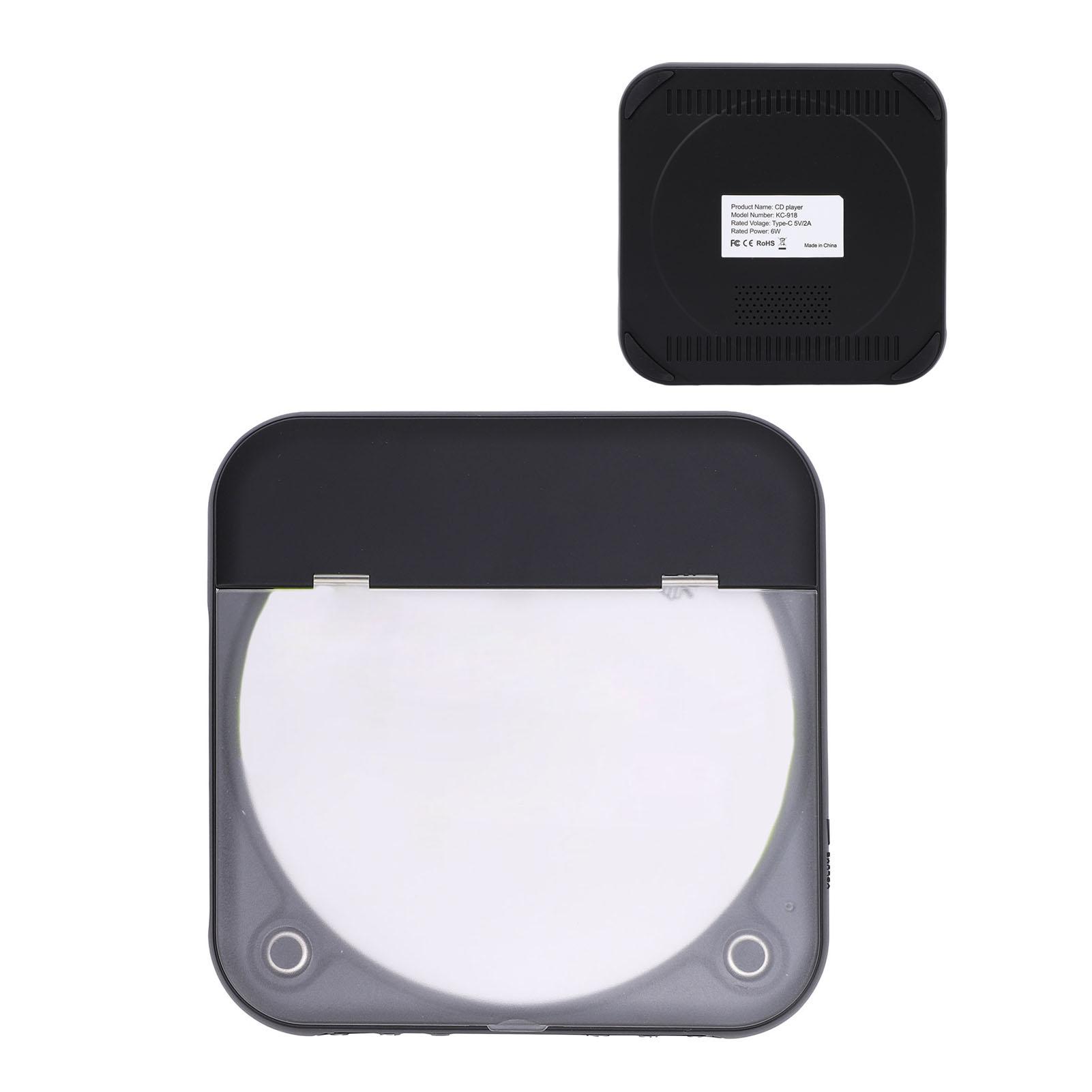 

CD Player with Wired Hdphones Portable 5.3 USB Rechargble 2000mah CD Music Player for CD R CD RW MP3 WMA