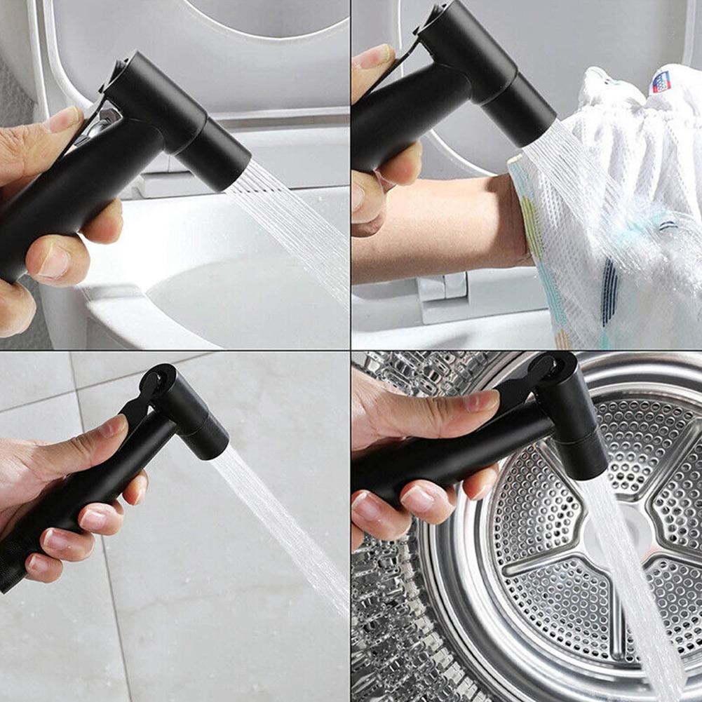 Bidet Toilet Spray Shower Head Set Flexible Hose Handheld
