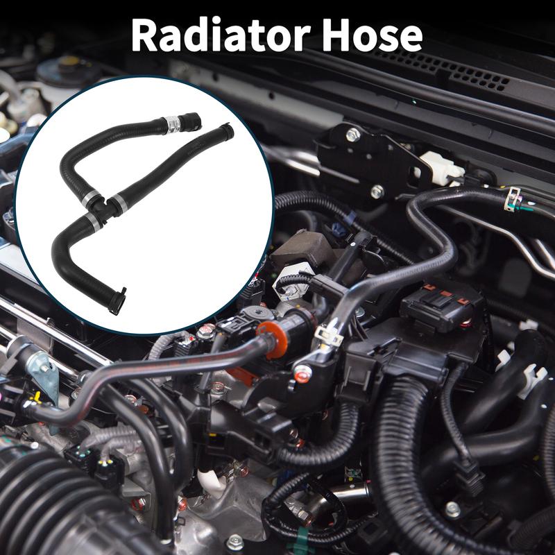 X Autohaux Auto Car Radiator Hose Heater Hose No.CT4Z18N345B for Ford Edge 2.0L 2012-2014 Black Rubber 1 Pc Heating Water Pipe