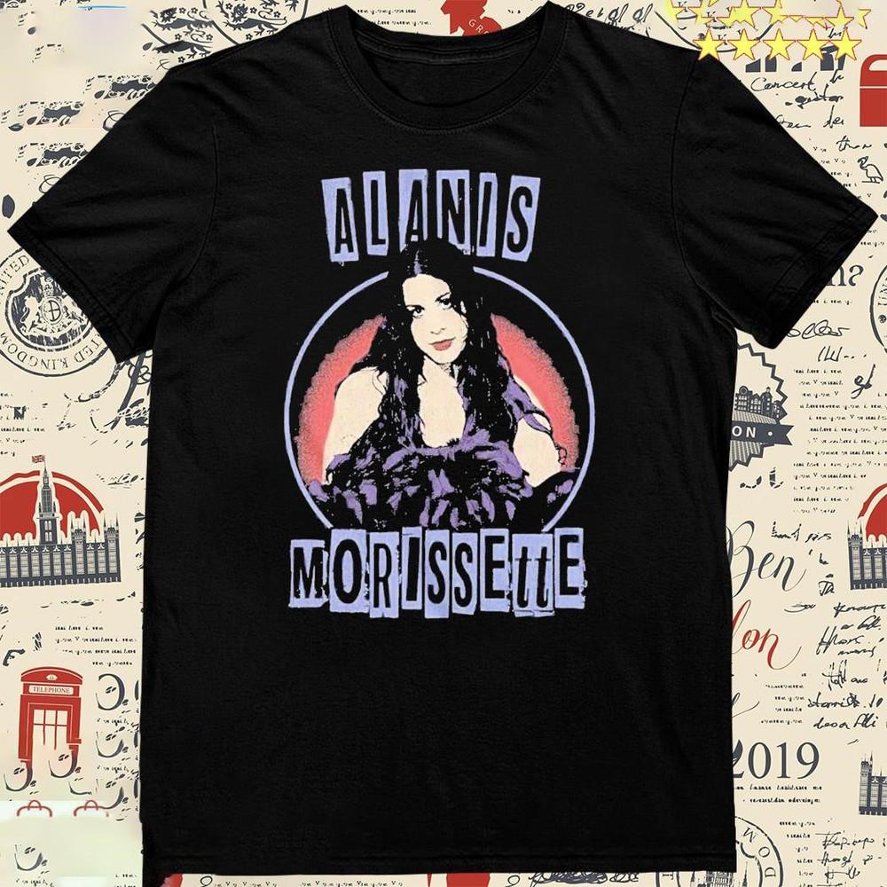 

Alanis Morissette Eye-Catching Unisex Short Sleeve T-Shirt Full Size Unisex T-Shirt XXXXL