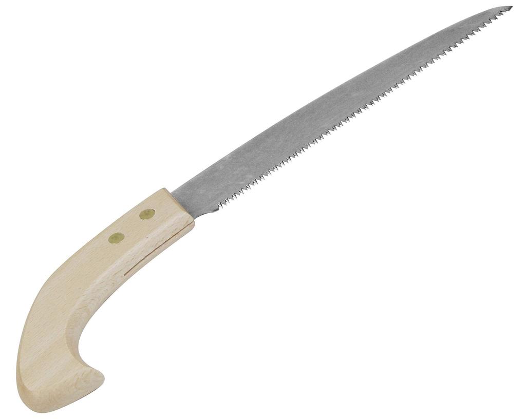 Senkichi Stainless Steel Pruning Saw with Sheath, Universal Tooth, 240mm, Cuts 120mm of Green Wood, SGPS-21