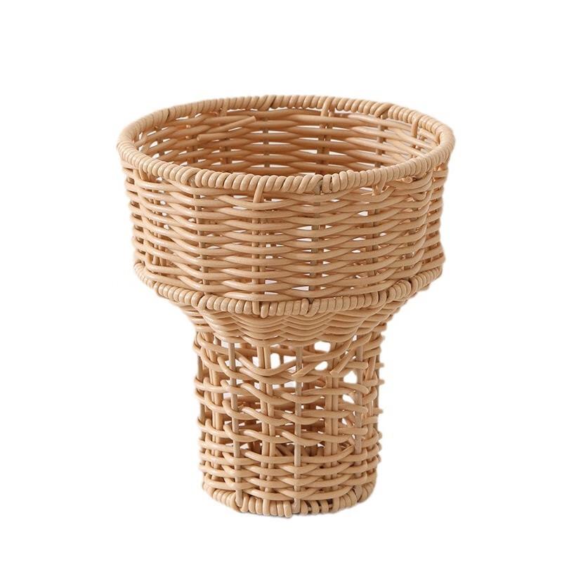 Hand-Woven Rattan Storage Basket (Set of 2)