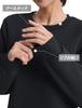 TACVASEN Warm and Perfect for Fall and and Loose Size L Women's Fleece-Lined Sweatshirt, Fluffy, Winter, Running, Sports, Loungewear, Fit, Black,
