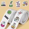 500PCS Chemistry Roll Stickers Notebook Laptop Aesthetic Retro Suitcase Car Art Picture Coffee Phone Laptop Waterproof Sticker