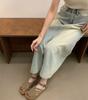 Retro style woven bag head sandals women's outer wear 2025 new lazy one-pedal Muller cool slippers