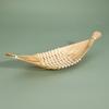 Eco Bamboo Platter Boat Shaped Serving Bowl for Sashimi and Snack Service in Style
