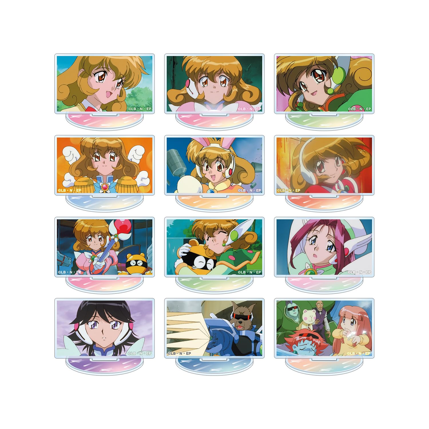 

Мини акриловая коробка из 12 коллекционных подставок Yui Trading Scene,