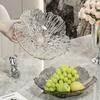 1pcs Light Luxury New Fruit Tray Home Living Room Snacks Large Capacity High Aesthetic Value Petal Placement Tray