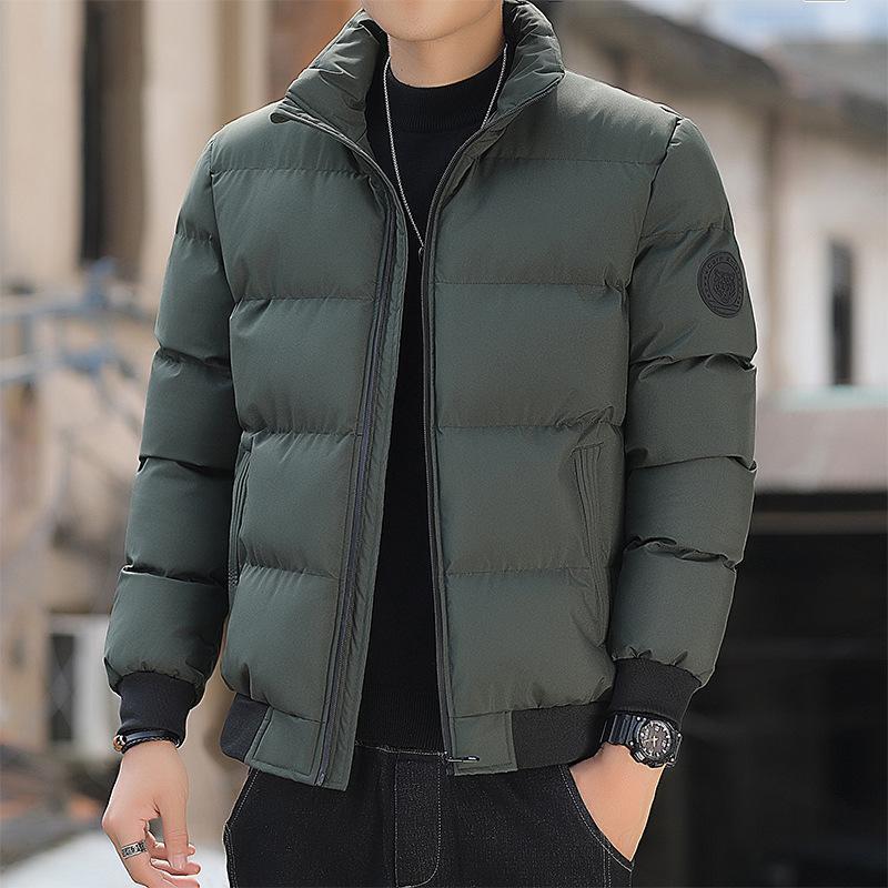 Down Cotton Jacket Men s Coat Stand Collar 2025 New Winter Cotton Jacket Thickened Warm Cotton Jacket 3XL