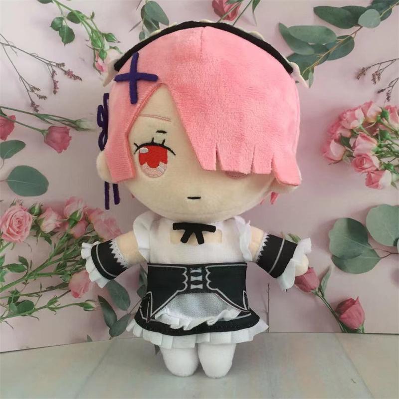 Re:Life In A Different World From Zero Plush Doll Toy Rem Ram Cute Soft Stuffed Pillow Kids Gift 20cm Cosplay