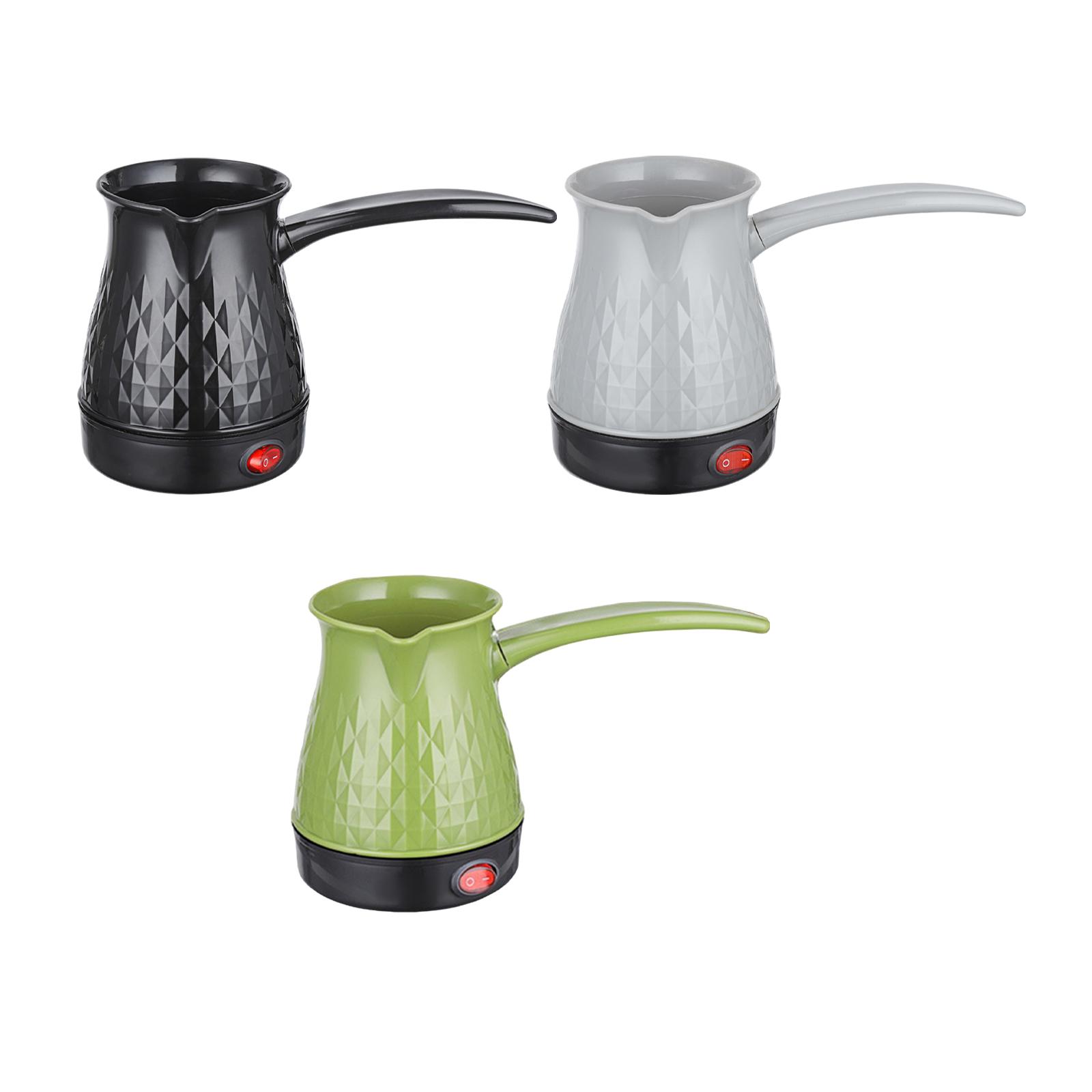 Electric Coffee Pot, Water Kettle Teapot ,Lightweight with Handle Turkish Coffee Maker Coffee Kettle for Cafe Restaurant colore grigio