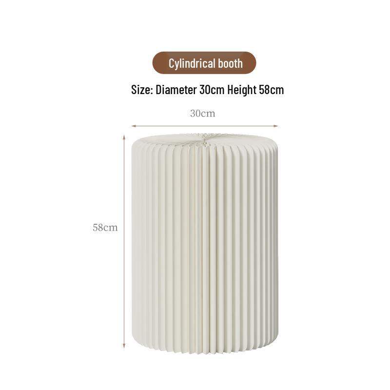 Creative Foldable Cylindrical Display Rack and Wedding Ornament Stand