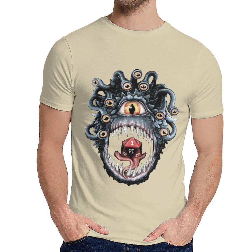 Unisex T Shirt In The Beholder D20 Men T Shirt Dice Critical Comfortable Sale