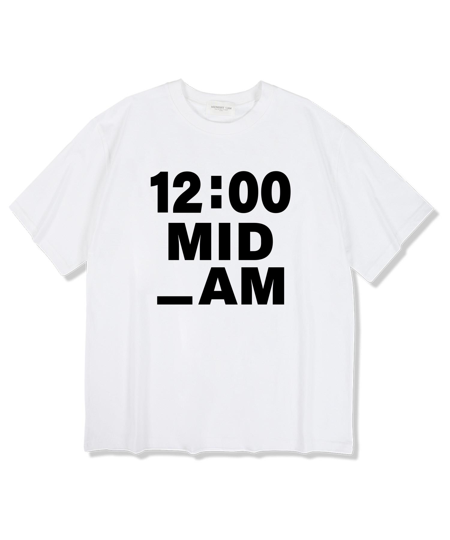 Midnight 12 Am Mid_Am White Short Sleeve T-Shirt L