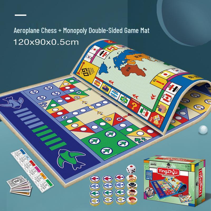 Huaying Extra Large Flying Chess Carpet Mat for Infants and Toddlers - Parent-Child Children's Toy