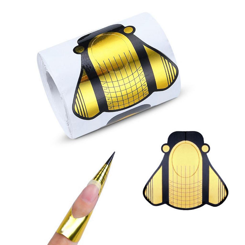 Neglemal, Neglegelmal, Negleforlengelsesmal Papirholder, Fransk Negleforlengelsesverktøy Papirholder.