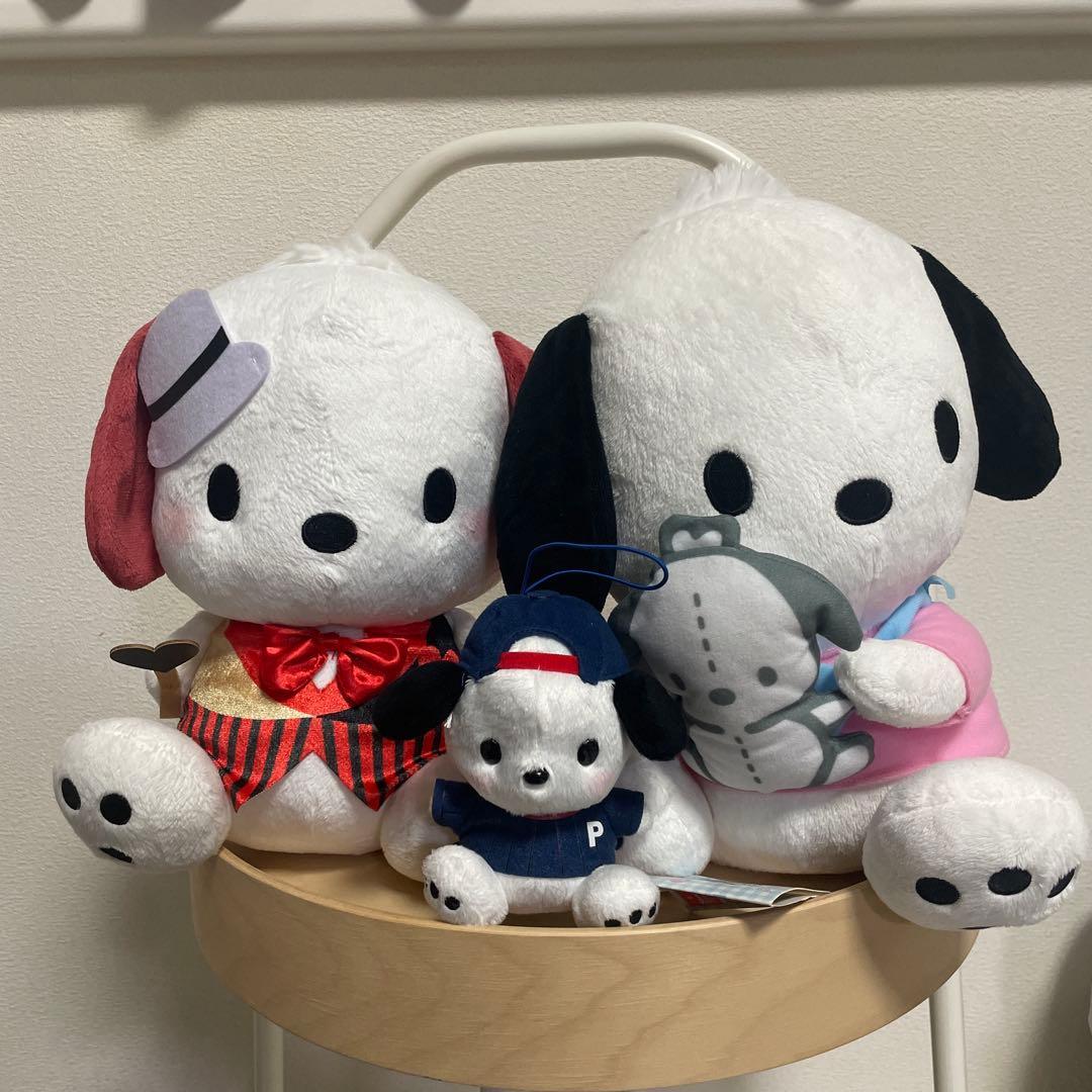 Pochacco Pochacco Friends BIG stuffed toy Sanrio 3-piece set