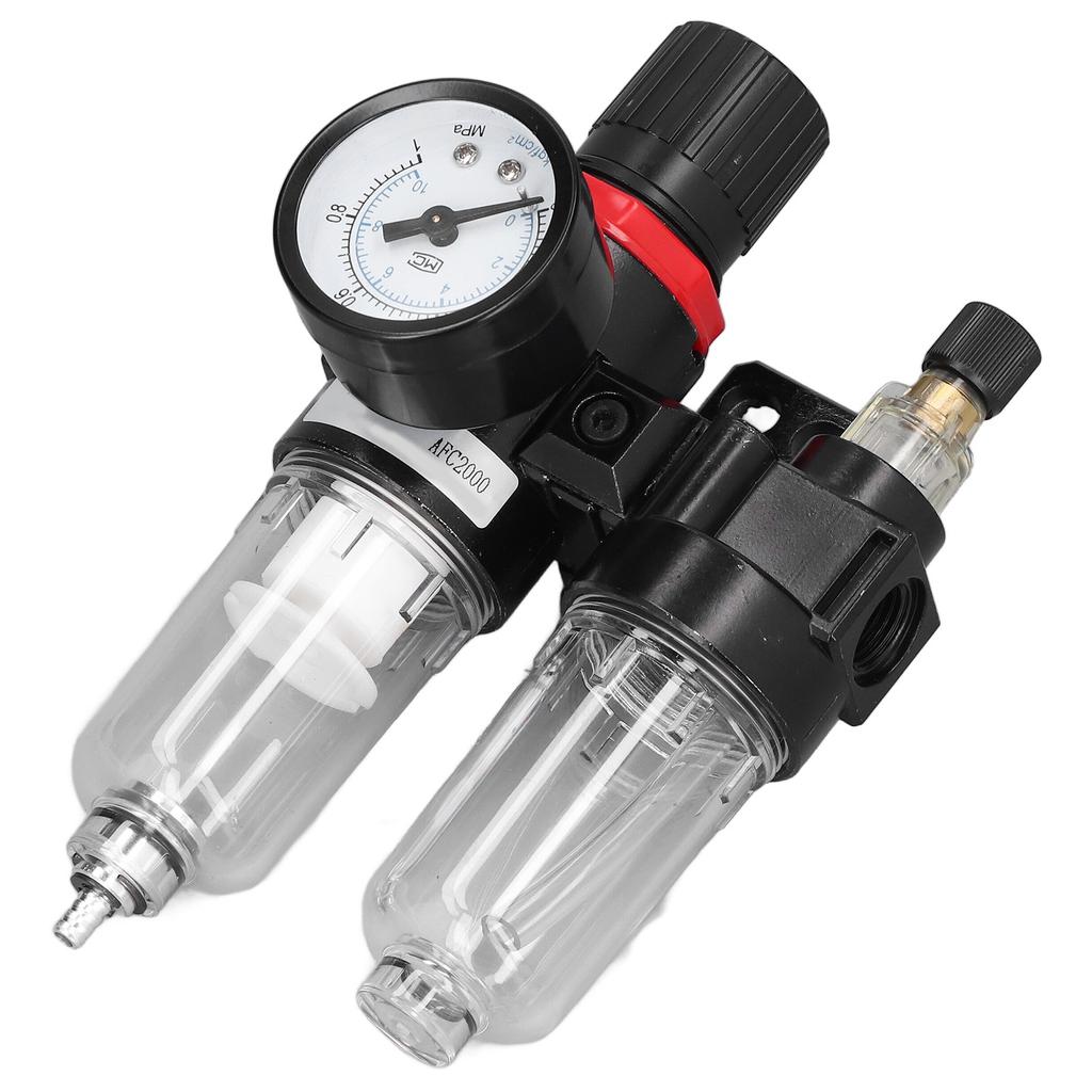 Luftkompressor Filter Regler Wasserdruck Schmierer Werkzeug Ölabscheider G1 4 Zoll AFC2000