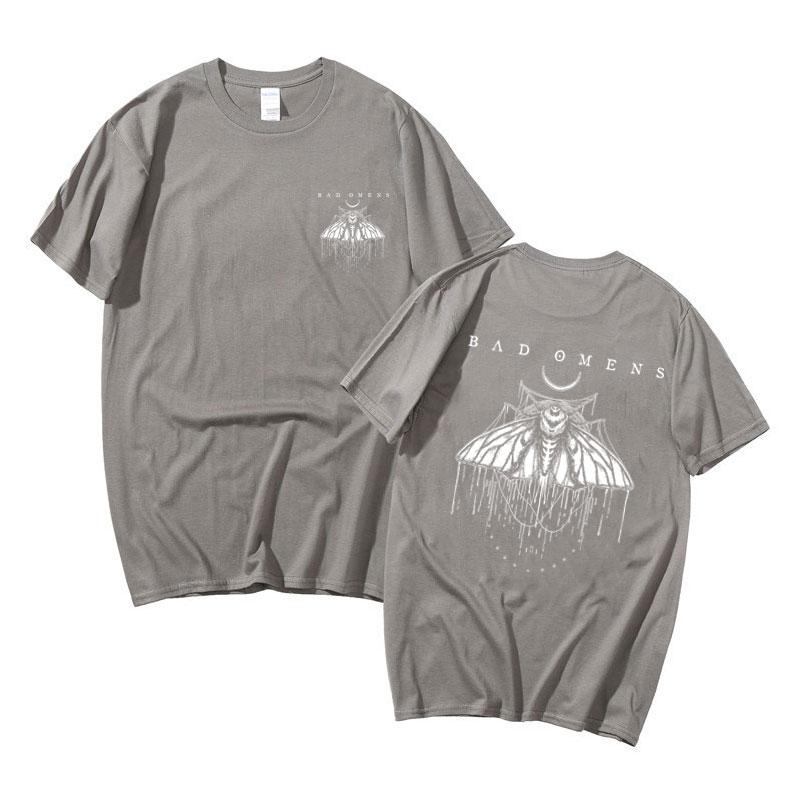 Bad Omens Band Grafická trička Krátký rukáv Párová Rock Punk Gotický Streetwear Pánské Topy Tričko Pánské Vintage Oversized Trička