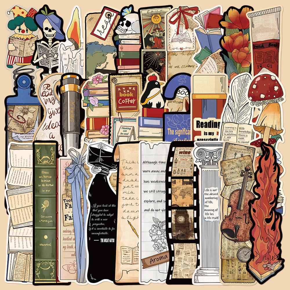 Creative Retro Anime-Themed Bookmarks for Students