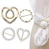 4pcs/set High-end Alloy Multi-function Scarf Buckle Exquisite Belt Pin Trendy and Versatile Diamond-set Scarf Buckle
