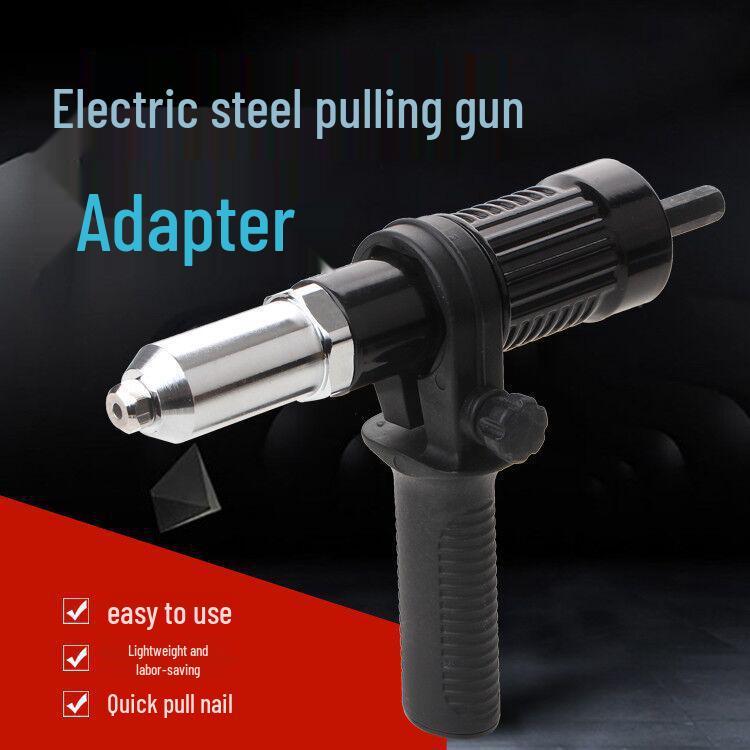 Cordless Electric Rivet Nut Gun & Drill Adapter Kit