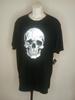 Way To Celebrate HALLOWEEN NEW Unisex's Printed Skull Tee Sz 2XL (50-52) Black
