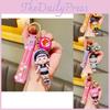 Street Cartoon Trendy Dance Girl Keychain Soft Rubber Cute Doll Ideal For Graduation Anniversaries And