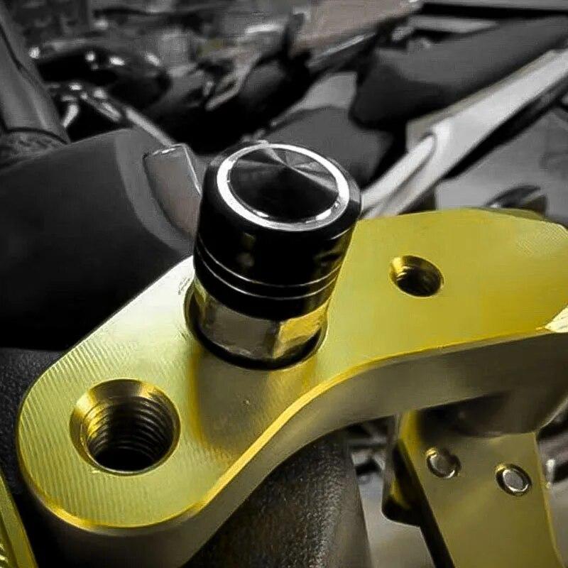Motorcycle M10*1.25 CNC Aluminum Rear View Mirrors Hole Plug Screws Cap Universal For YAMAHA NMAX N-MAX 125 2017 2018