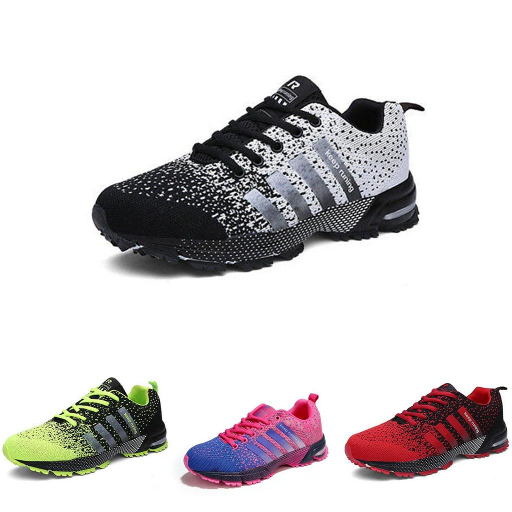 Unisex Running Shoes With Breathable Mesh Material For Sports And Outdoor Activities