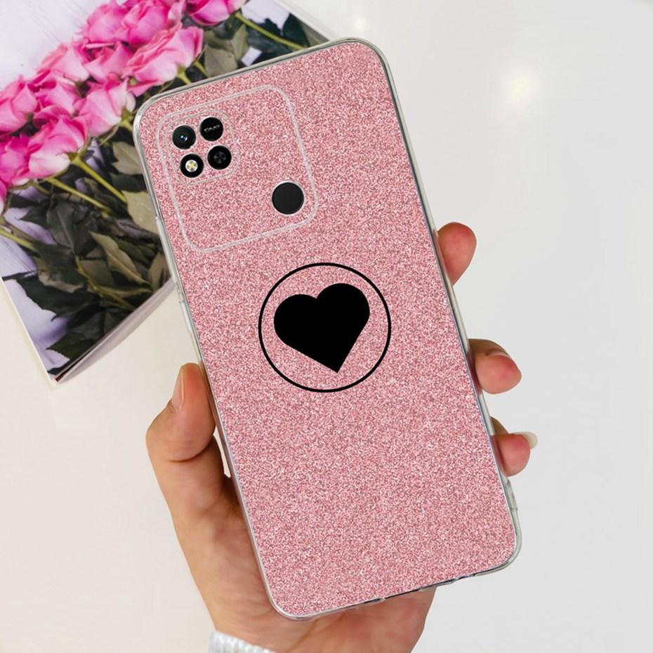 Case For Xiaomi Redmi 10A Cute Flower Cat Painted Phone Bumper For Redmi 10A 4G Redmi10A Soft Silicone TPU Back Cover