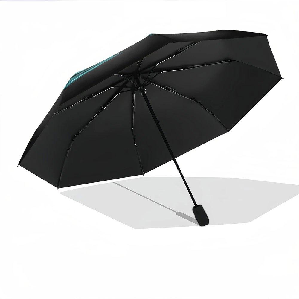 Automatic Folding Umbrella with Fish Lure Design - Portable Collapsible 8-Rib Durable Canopy, Stylish Outdoor Accessory for Ch